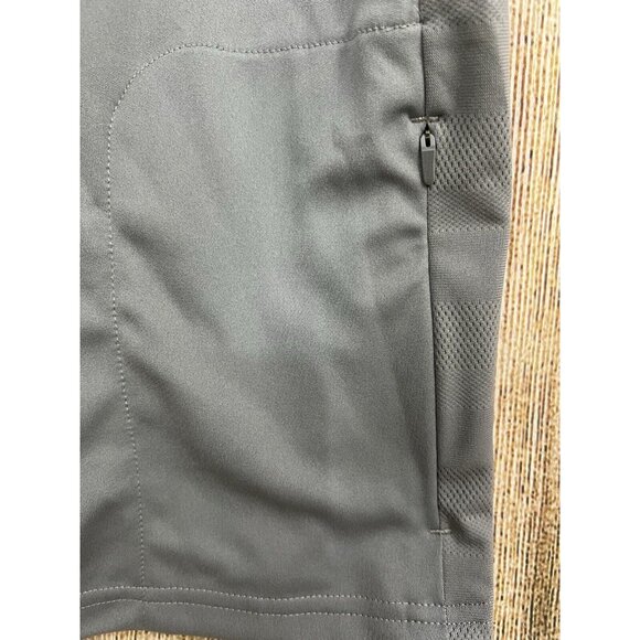 Arizona Sun Devils Adidas Quarter Zip Shirt Team Issued M Gray White Climacool - Picture 6 of 8